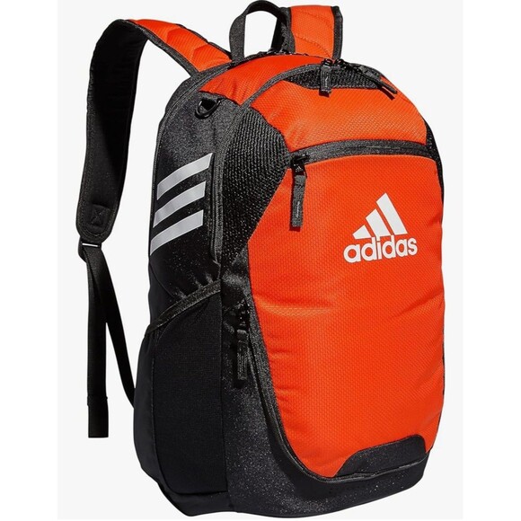 adidas Stadium 3 Sports Backpack Team Orange One Size - Brand New - Picture 1 of 4